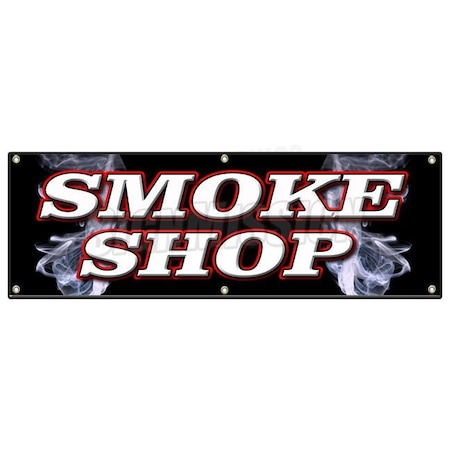 Signmission SMOKE SHOP BANNER SIGN cigar cigarrettes shop hookah pipes B-72 Smoke Shop